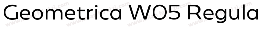 Geometrica W05 Regular It字体转换